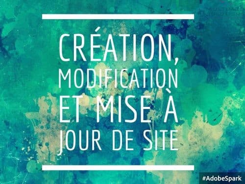 Création et modification de site internet