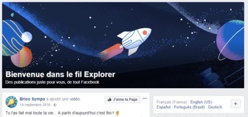 Fil Explorer sur Facebook