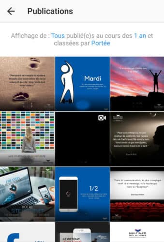 Portée des Visuels sur Instagram