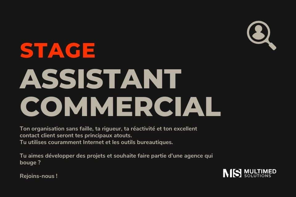 Stage assistant commercial en agence de communication à Toulouse