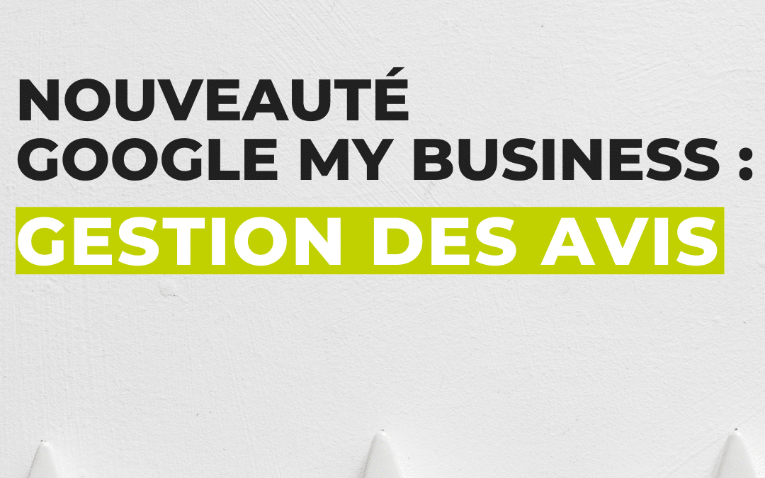 Avis sur Google My Business