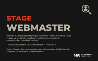 Stage Webmaster Toulouse (H/F)
