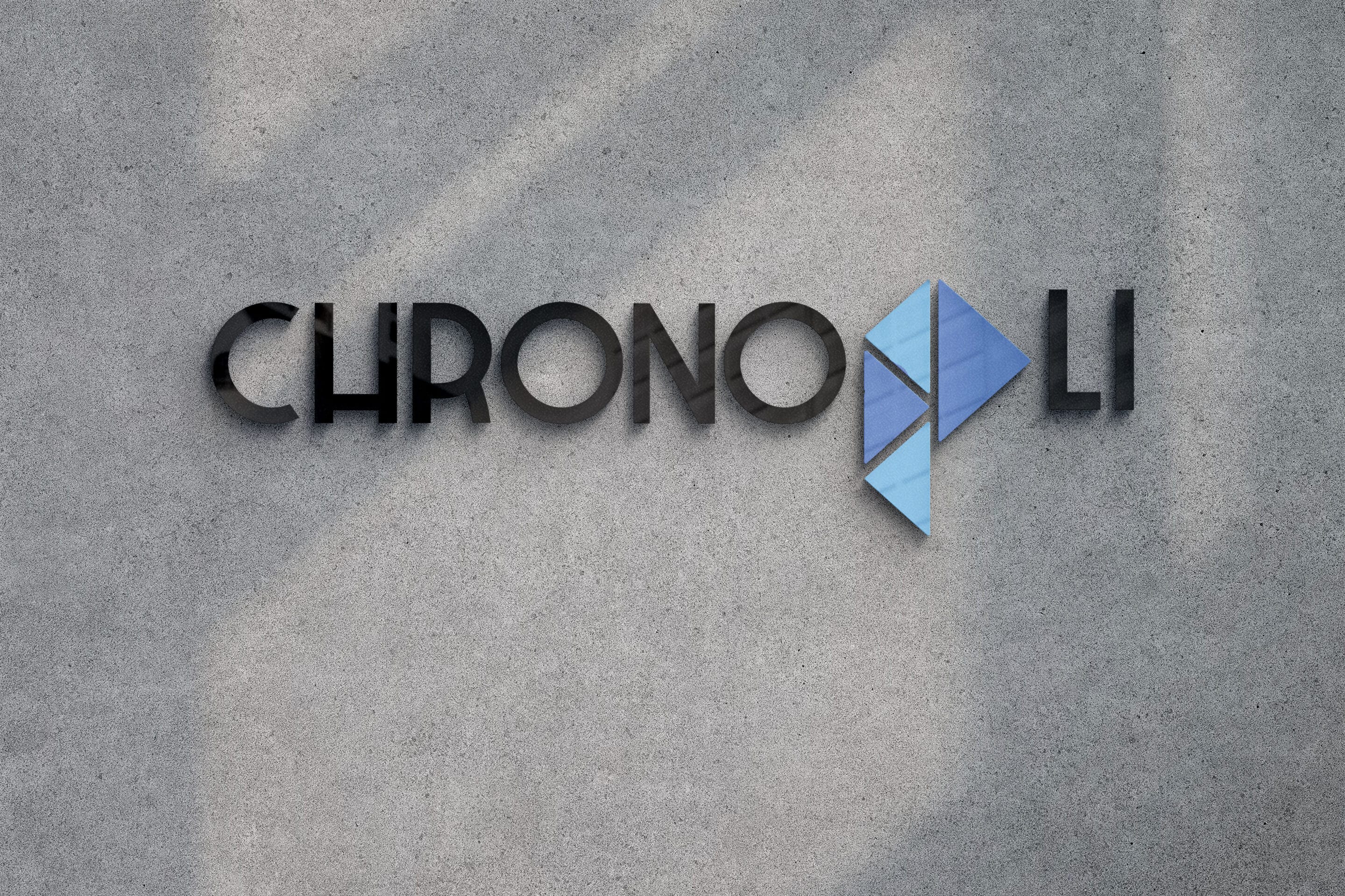 Création de logo à Toulouse pour l'entreprise Chronopli