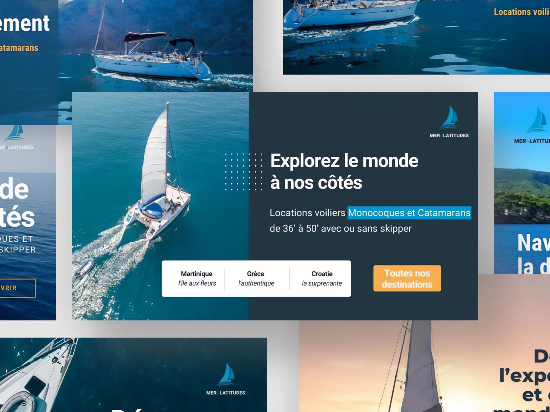 Publicité sur les réseaux sociaux de Mer&Latitude