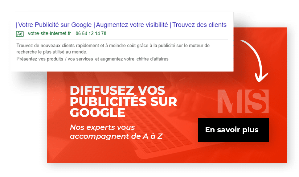 Diffusez vos publicité sur Google