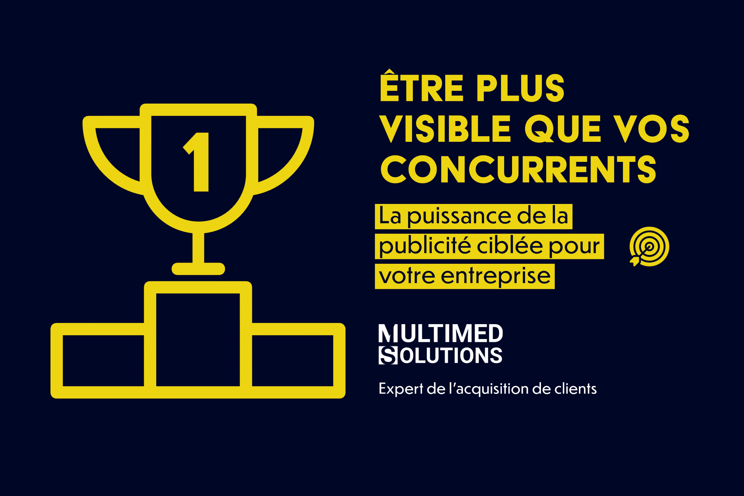 Être plus visible que vos concurrents : la puissance de la publicité ciblée