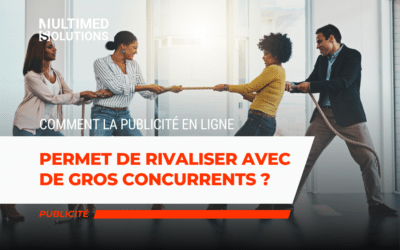 Comment la publicité en ligne permet de rivaliser avec de gros concurrents ?