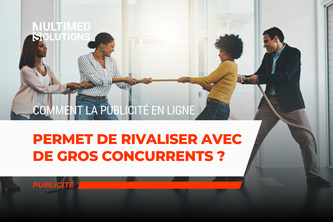 Comment la publicité en ligne permet de rivaliser avec de gros concurrents ?