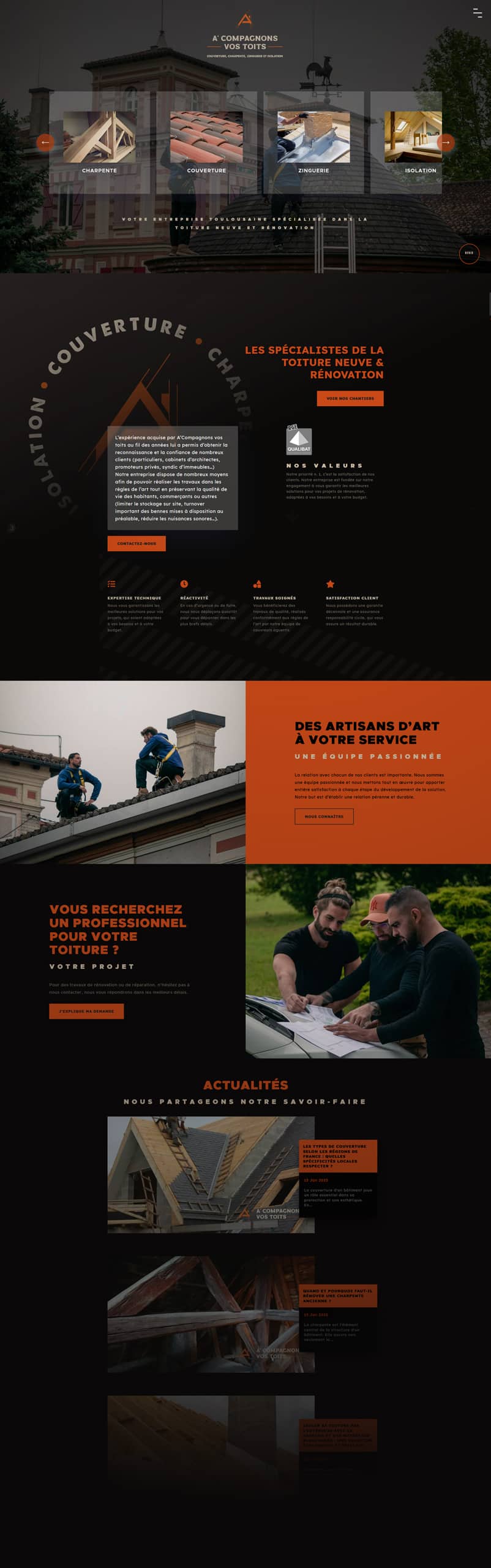 Aperçu de création de site web