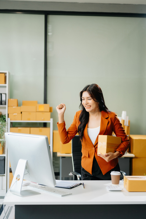 Entrepreneuse en e-commerce