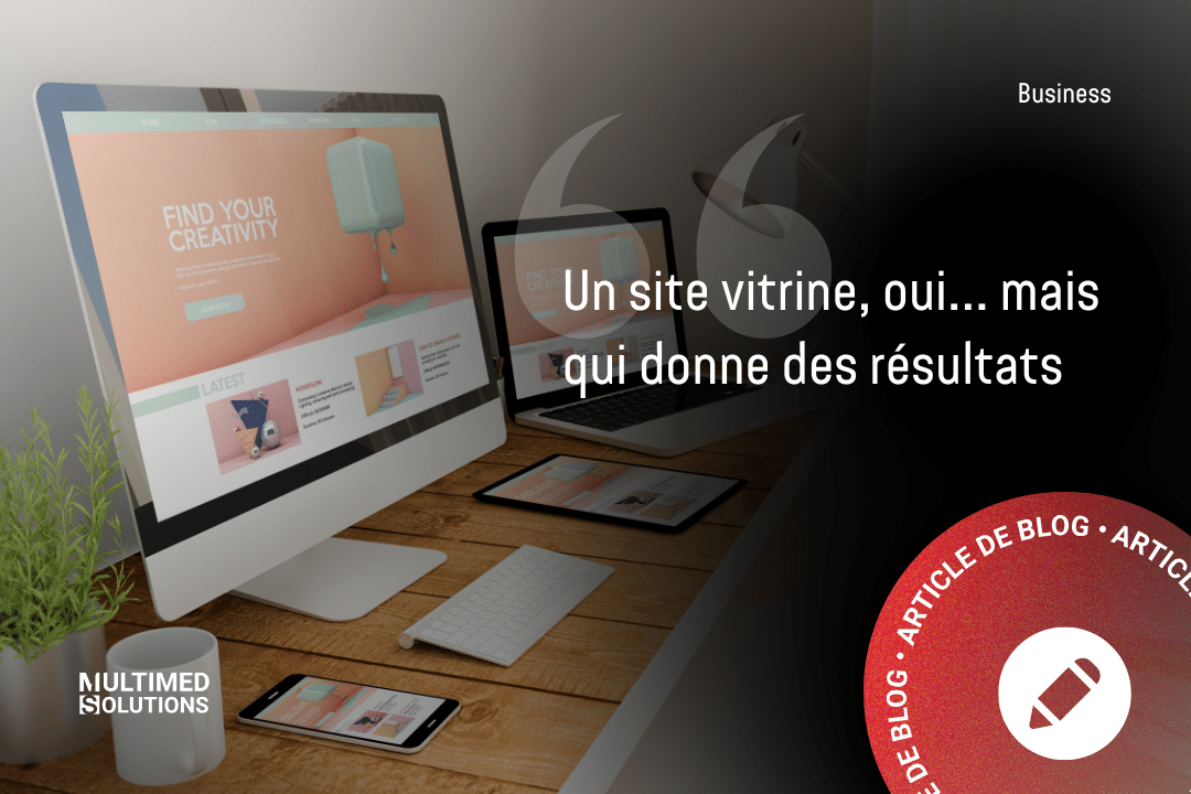 Un site vitrine qui donne des résultats